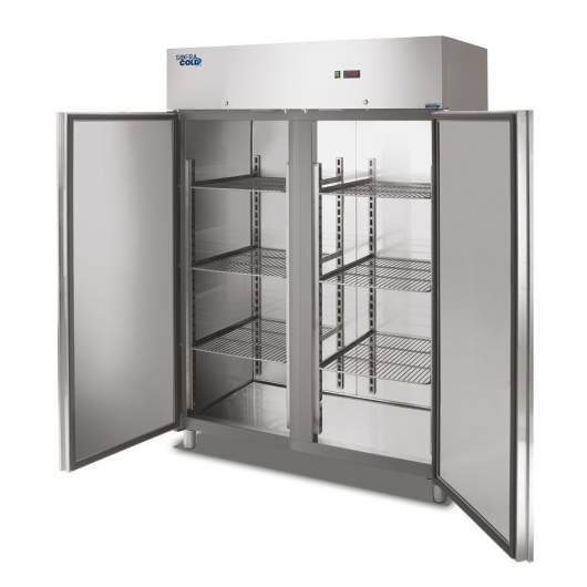 Armoire GN 2/1 inox négative - 1209 L