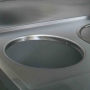 Friteuse Gaz - 1 cuve ronde de 13 L professionnelle - Inox