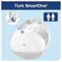 Distributeur de papier toilette Smartone Mini blanc