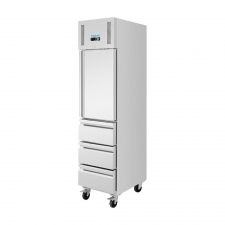 Armoire réfrigérée positive GN slimline 1 porte 3 tiroirs série U 292 L