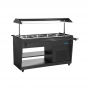Buffet réfrigéré série G noir 4x GN 1/1