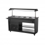 Buffet réfrigéré série G noir 4x GN 1/1