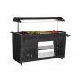 Buffet réfrigéré série G noir 4x GN 1/1
