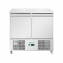 Comptoir à salade série U froid ventilé 2 portes 257 L