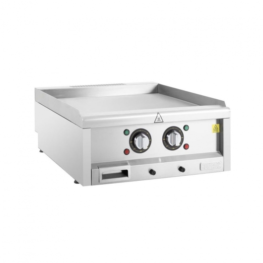 Plaque chauffante électrique double zone série 600 L. 600 mm