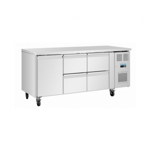 Table réfrigérée positive 4 tiroirs et 1 porte série U 194 L