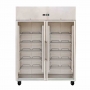 Armoire réfrigérée positive 2 portes vitrées GN 2/1 1400 L