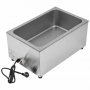Bain-marie professionnel GN 1/1 avec vidange