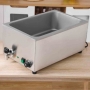 Bain-marie professionnel GN 1/1 avec vidange