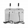 Friteuse de table professionnelle premium 2 x 8 L avec vidange