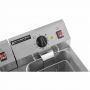 Friteuse de table professionnelle premium 2 x 8 L avec vidange