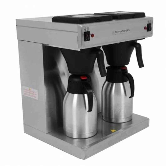 Cafetière double professionnelle 2 x 2 L