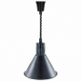 Lampe chauffante conique noire