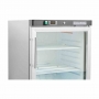 Mini-armoire réfrigérée 200 L - positive vitrée inox