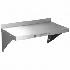 Étagère murale en inox - 800 x 300 mm - inox AISI 201