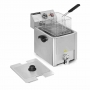 Friteuse de table professionnelle 8 L avec vidange