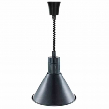 Lampe chauffante conique noire