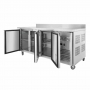 Table réfrigérée 3 portes GN1/1 - P 700 avec dosseret
