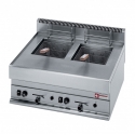 Friteuse gaz 2 x 8 L professionnelle - AVEC robinet