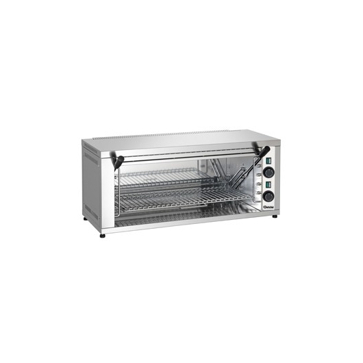 Salamandre avec grille réglable - 2 zones de chauffe