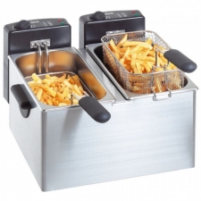 Friteuse* électrique double MINI III - 2 x 4 L