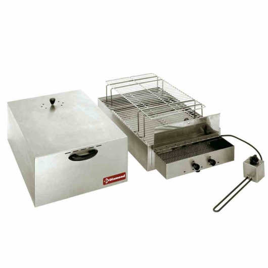 Fumoir électrique pour aliments 400 x 600 mm - 1 étage