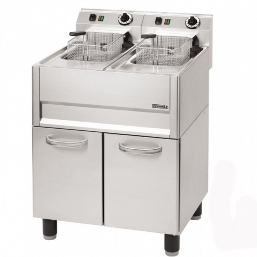 Friteuse électrique sur pieds professionnelle - 2X13 litres