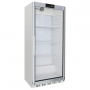 Armoire réfrigérée blanche 600 L, 1 porte vitrée
