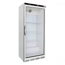 Armoire froide ventilée 400 L, 1 porte vitrée GN 2/1