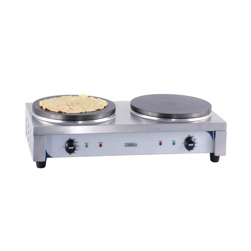 Crêpière professionnelle double, plaques Ø 350 mm CCD35E - CASSELIN