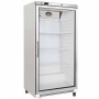 Armoire froide laquée blanche 600 L, 1 porte vitrée GN 2/1