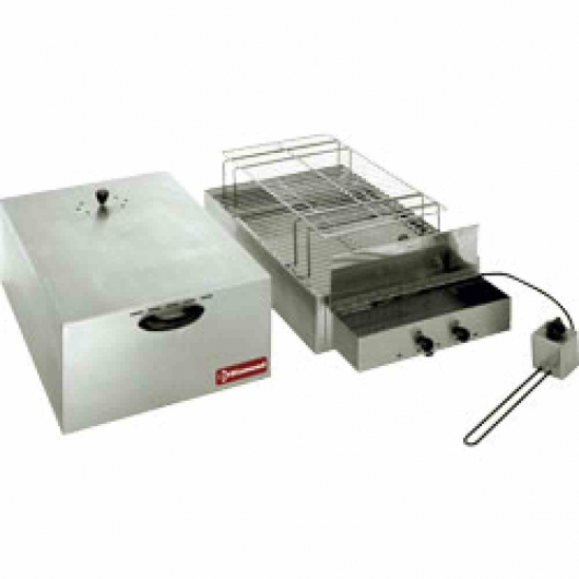 Fumoir électrique pour aliments, 2 niveaux de cuisson