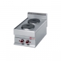 Cuisinière 2 plaques électriques Top, série 650