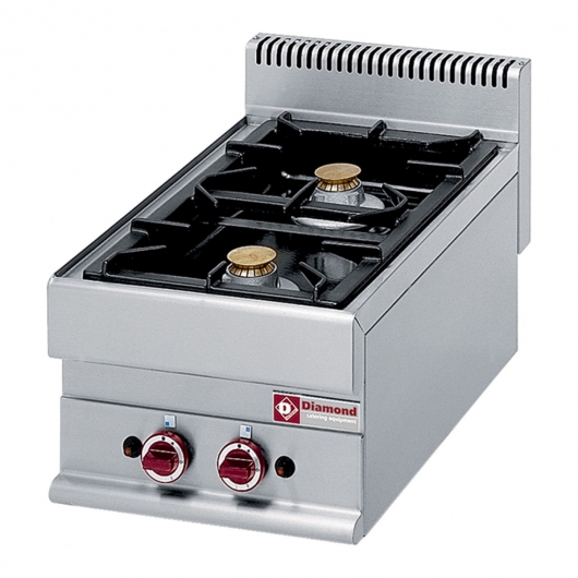 Table de cuisson Top 2 feux gaz, série 650