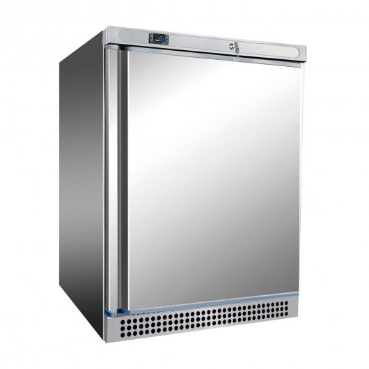 Armoire froide positive inox 200 L, 1 porte pleine