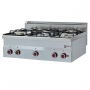 Cuisinière Top 5 brûleurs gaz, série 600